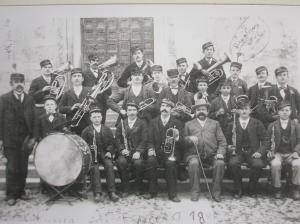 Banda di Baceno con il Podestà (1888)